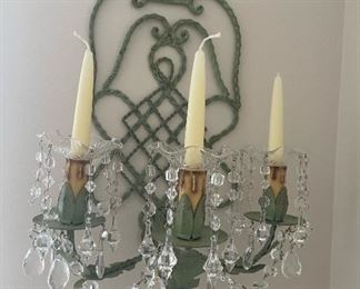 Wall Hanging Chandelier & Candle Holder