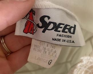 Speed Fashion, Cut #740, Beaded Vintage Dress, Size Large