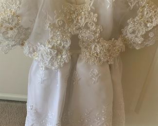 Vintage Lace Young Girls Dress