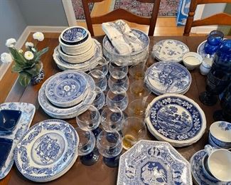 HUGE collection of Blue & White china 
