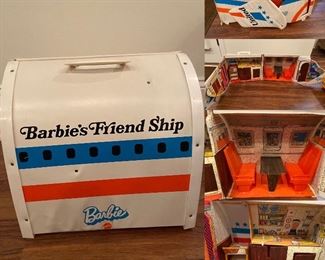Vintage Barbie’s Friend Ship United Airlines Playset