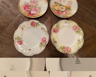 Set of 2 H & C Bavaria Hand Painted Small Dishes
Set of 2 R & S Germany  Hand Painted Small Dishes