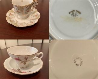  Ucagco Japan Demitasse Cup & Saucer
Hand Painted Royal Rose by Fine China of Japan Cup & Saucer 