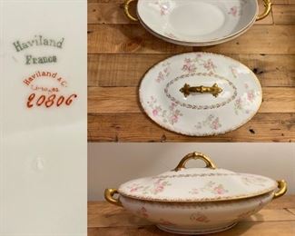 Limoges France covered Vegetable Bowl