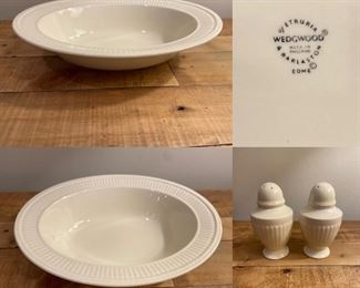 Wedgwood England of Etruria & Barlaston Bone China 5 pc place setting Complete Service for 12 