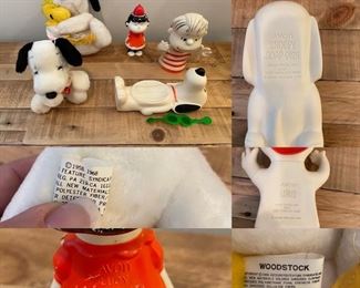 Vintage Avon Snoopy Rubber Bath Toy Soap Dish
Vintage Avon Linus Rubber Bath Toy
Vintage Avon Lucy Rubber Bath Toy
Vintage 1968 Syndicate Snoopy Plush
Vintage 1972 Snoopy & Woodstock Plush