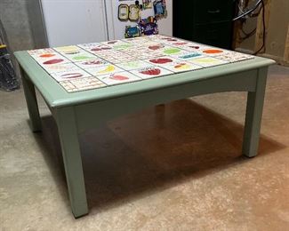 Handmade tile top Children’s Table