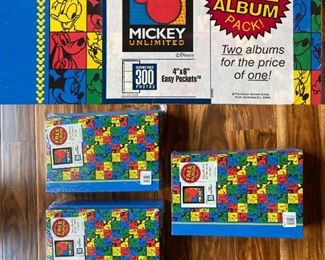 Vintage Mickey Photo Albums-never used