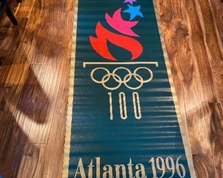 Several Atlanta 1996 Olympic Banners Great Condition 