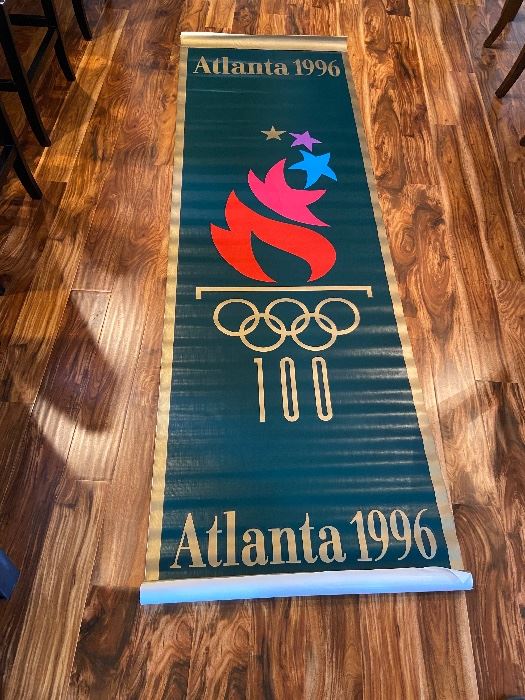 Several Atlanta 1996 Olympic Banners Great Condition 