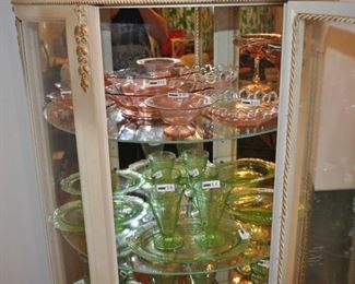 Vaseline Uranium glass / Depression glass