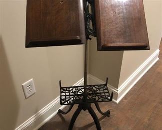 1800s large dictionary or large Bible stand