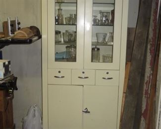 Awesome vintage medical office cabinet