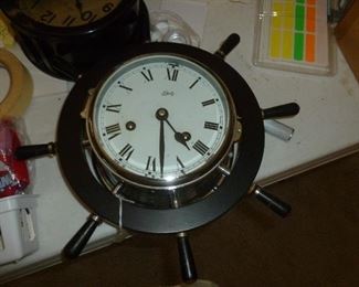 Schatz Ships Wheel Clock