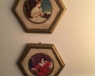 Small pictures in living room 