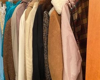 Coats - mostly medium or 12-14 sizes (ladies)