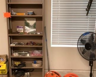 Perfect shelf for organizing your garage.