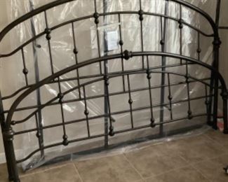 King headboard, footboard and frame.