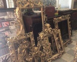 ANTIQUE GOLD FRAMES. ALL SIZES AVAILABLE 