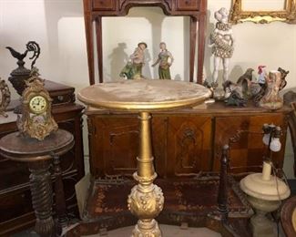 ANTIQUE SIDE TABLES AND DESKS 