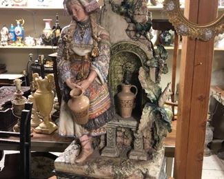 PORCELAIN LARGE FIGURINE 