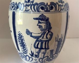 Delft Vase 10.5 in