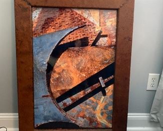 "Sickle/Rust Abstract" 7/30 by Craig Brabson;