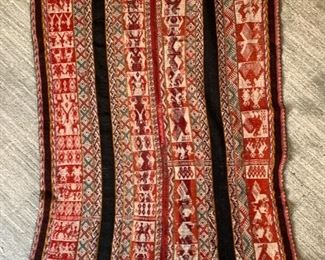 Woven Tapestry Stitched Together 36x46 Animals,