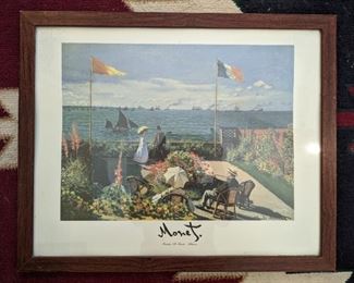 Framed Monet Print