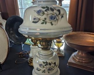 Vintage Hurricane Lamp
