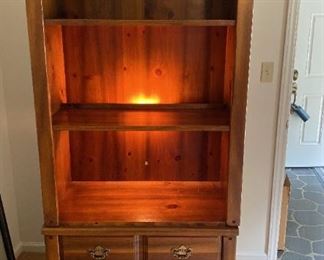 Lighted Detachable Bookshelf With Drawers