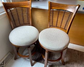 Pair Of Spinning Bar Chairs