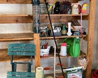Planters, Feeders, Bird Bath And More