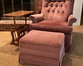 Side Table LaZBoy Chair wOttoman