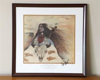 Limited Edition Signed Bill Miller and Numbered #241/500 Lacrosse Symphony Orchestra Framed Poster