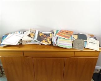 Large Lot of Antique and Vintage Sheet Music, Music Books, etc.