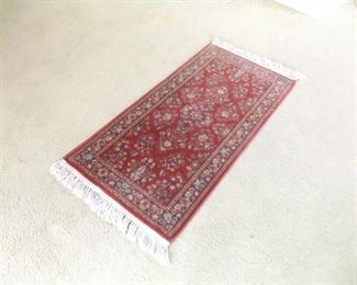 Hand Knotted 2.2' x 4.3' Wool Persian Rug