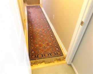 Hand Knotted 2.6' x 12' Wool Persian Rug Runner