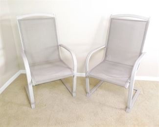 2 Metal Patio Chairs