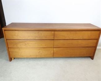 Mid Century Danish Wood Chest of Drawers