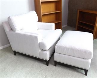 Highland House Robert Chair and Ottoman Model #1538