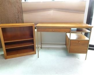 Mid Century Style Desk and Bookshelf