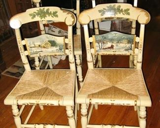 $235 each chair, we have 4. Hitchcock Limited Edition Christmas - 1986