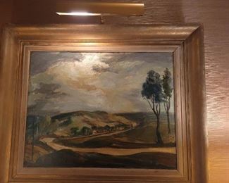 Glen Allison Ranney "Valley Landscape" Oil on canvas 24"x30"