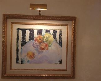 Anna Jaap "Fruit in Transit" Monoprint on Paper