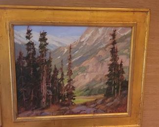 J.J. Perry "Yosemite" Oil on canvas 16"x20"