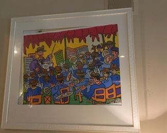 Myles Maillie "Boys in the Band" Acrylic on Paper 22"x28.5"