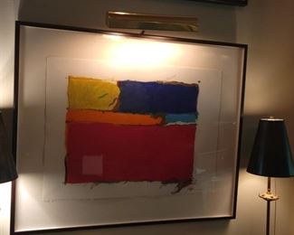 Yokum "Abstract 2" Mixed media on paper 22x30