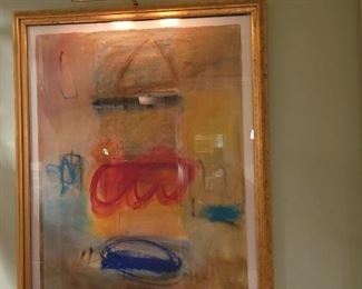 "Abstract" Mixed media on paper 41.5"x29.5"