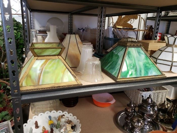 Hand crafted Stained Glass Vintage Lamp Shades.
